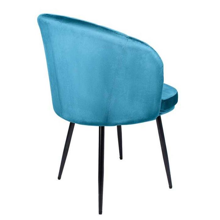 RESIGILAT Set 2 Scaune tip Fotoliu Dining/Bucatarie Dr.Home - Albastru