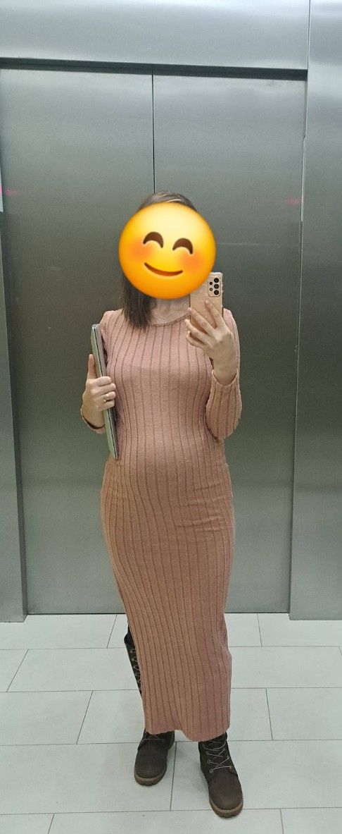 Pulover lung/rochie