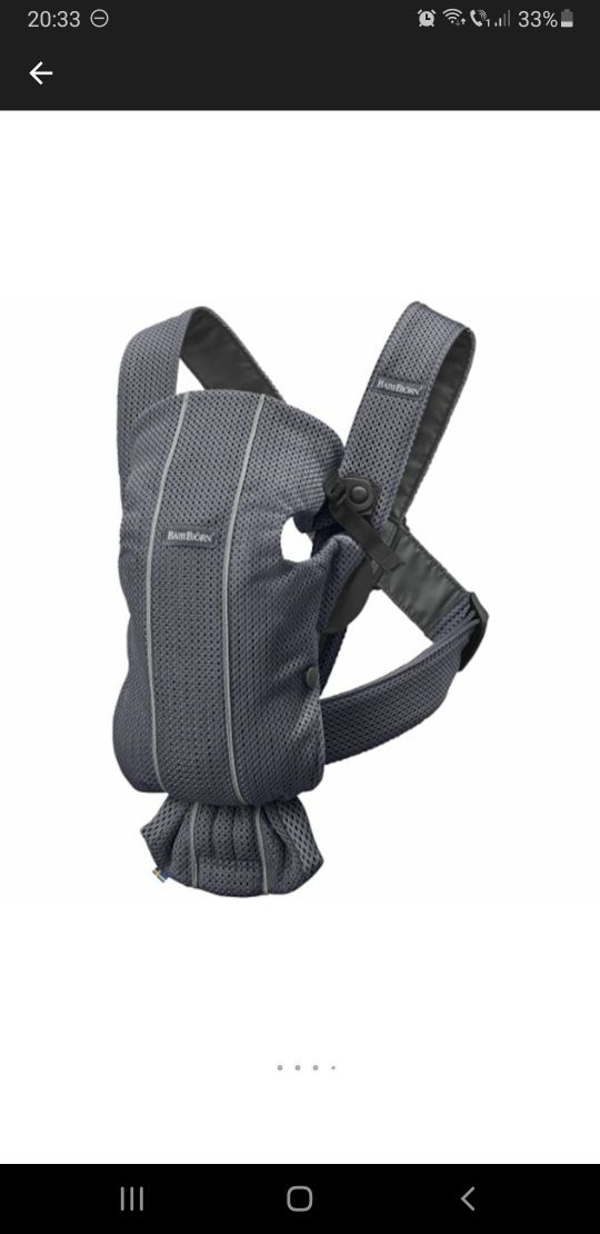 Marsupiu anatomic Babybjorn port bebe ham