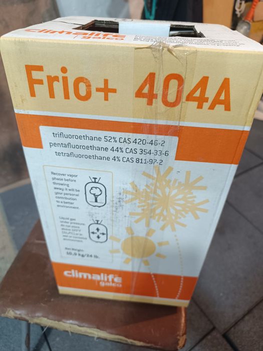 Продам новый фреон Frio+ 404A. Производство Бельгия. Объём 10,9 кг.