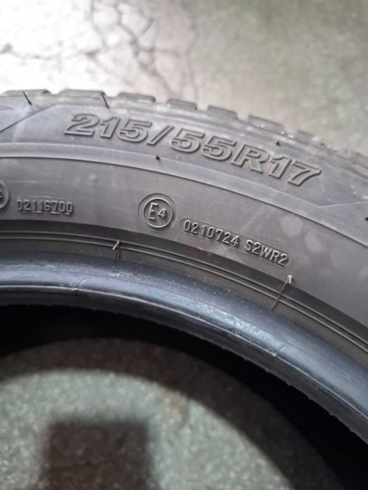 2 Всесезонни гуми Firestone 215/55/17 ДОТ22 7мм