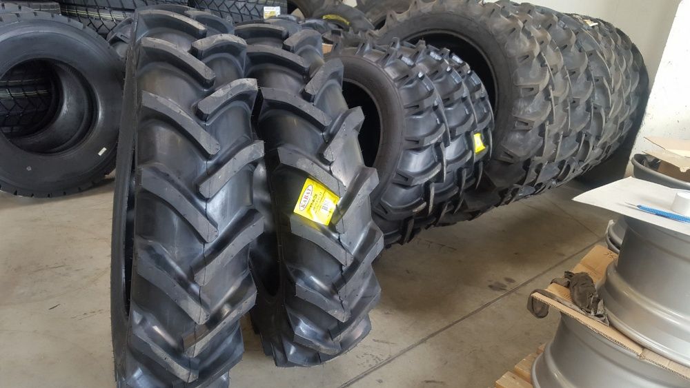 Cauciucuri noi 12.4-28 marca KABAT fabricate in Polonia garantie 2 ani