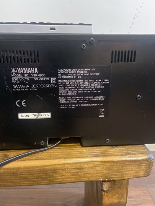 Soundbar Yamaha ysp-800