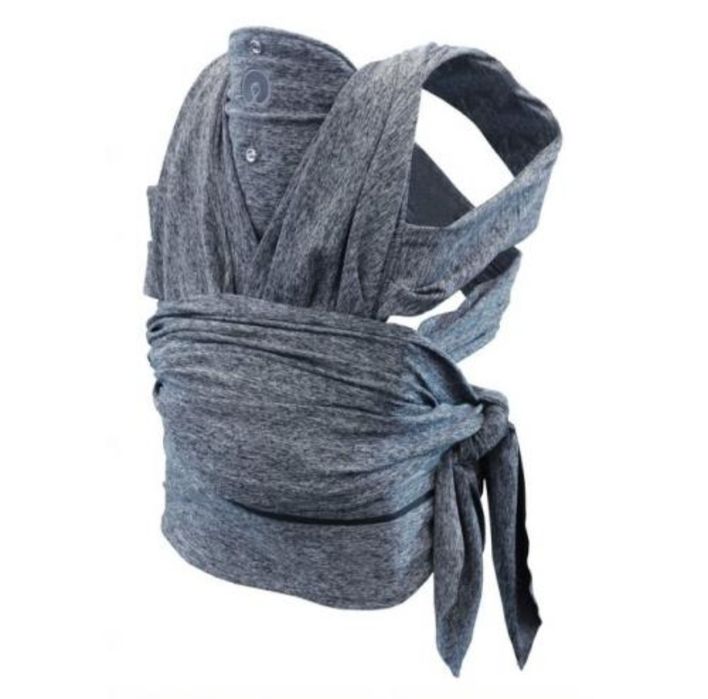 Marsupiu Chicco Boppy tip Sling, Gri, pentru bebe 0m+ 3,5kg-15kg