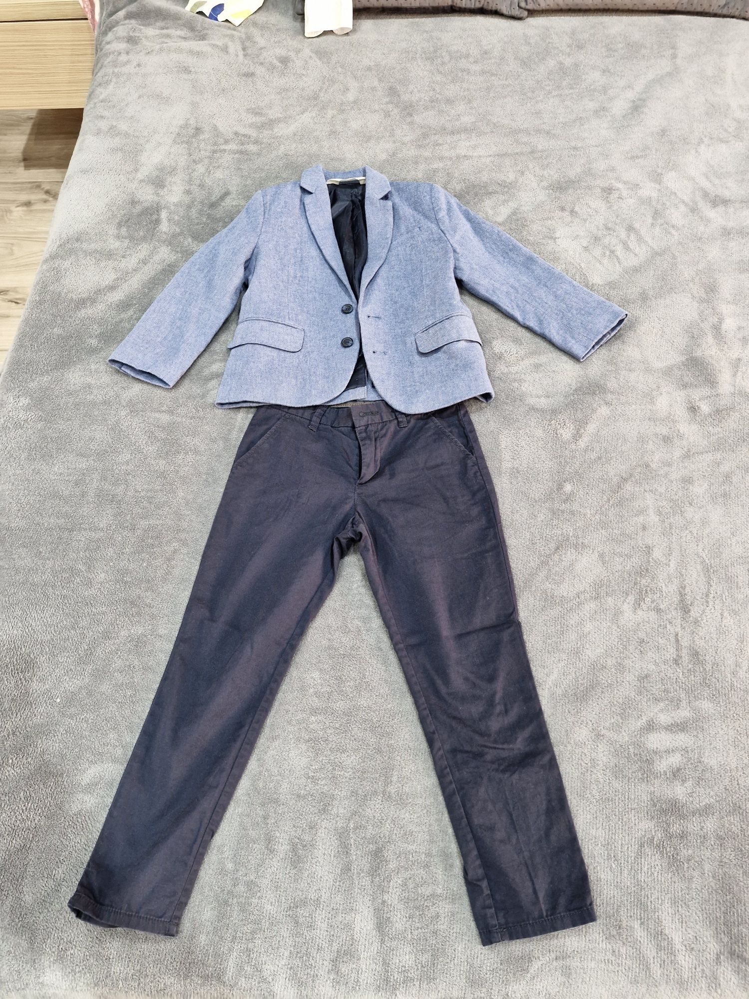 Sacou, pantalon și cămașa H&M băiețel mărimea 110 /4-5 ani