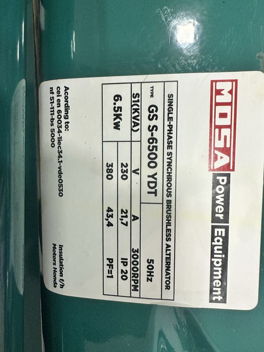 Generator curent 2 fazic si trifazic HONDA