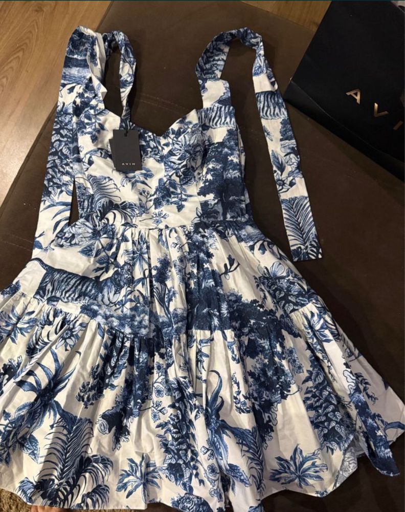 AVIN Рокля Toile de Jouy S