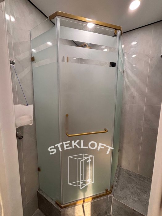 Матовое Стекло Для Душевой — Стильная Перегородка