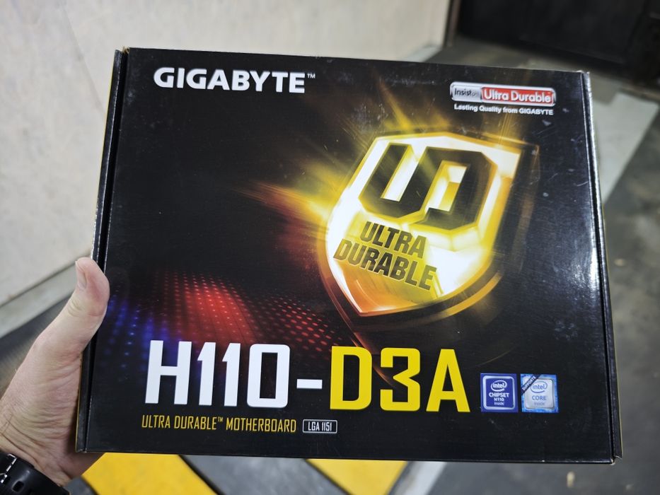 Материнская плата Gigabyte GA-H110-D3A, LGA 1151, DDR4, Мать мамка