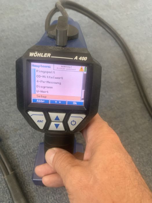 Analizor gaze wohler A400