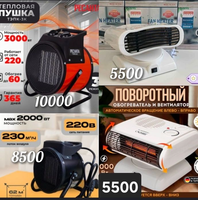 Тепловая пушка. Ветродуй.