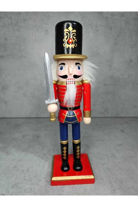 Figurina Spargator de Nuci din Lemn 25,5 cm – Decor Craciun soldat