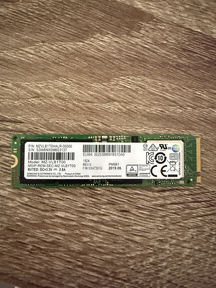 Vand SSD 1T Samsung