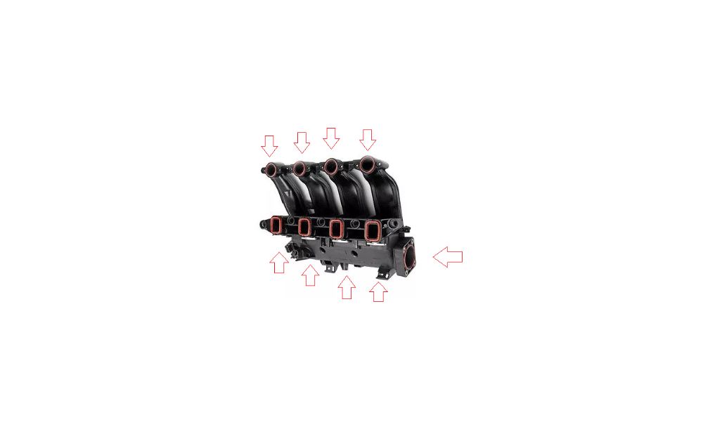 Set garnituri galerie admisie BMW 118d 120d 318d 320d 520d X3 2.0d M47