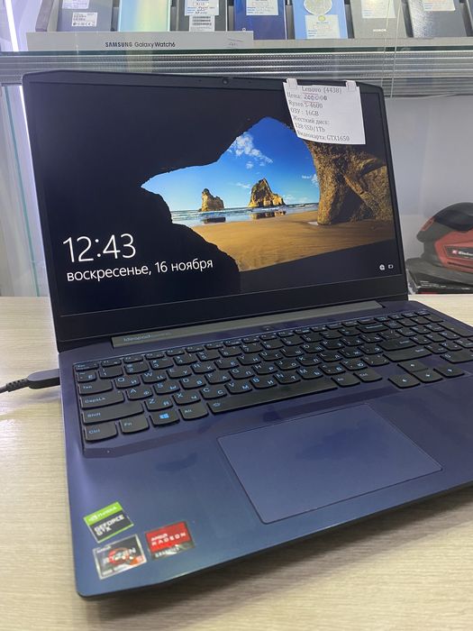 Ноутбук Ryzen 5 16gbОзу GTX1650 Нур Маркет
