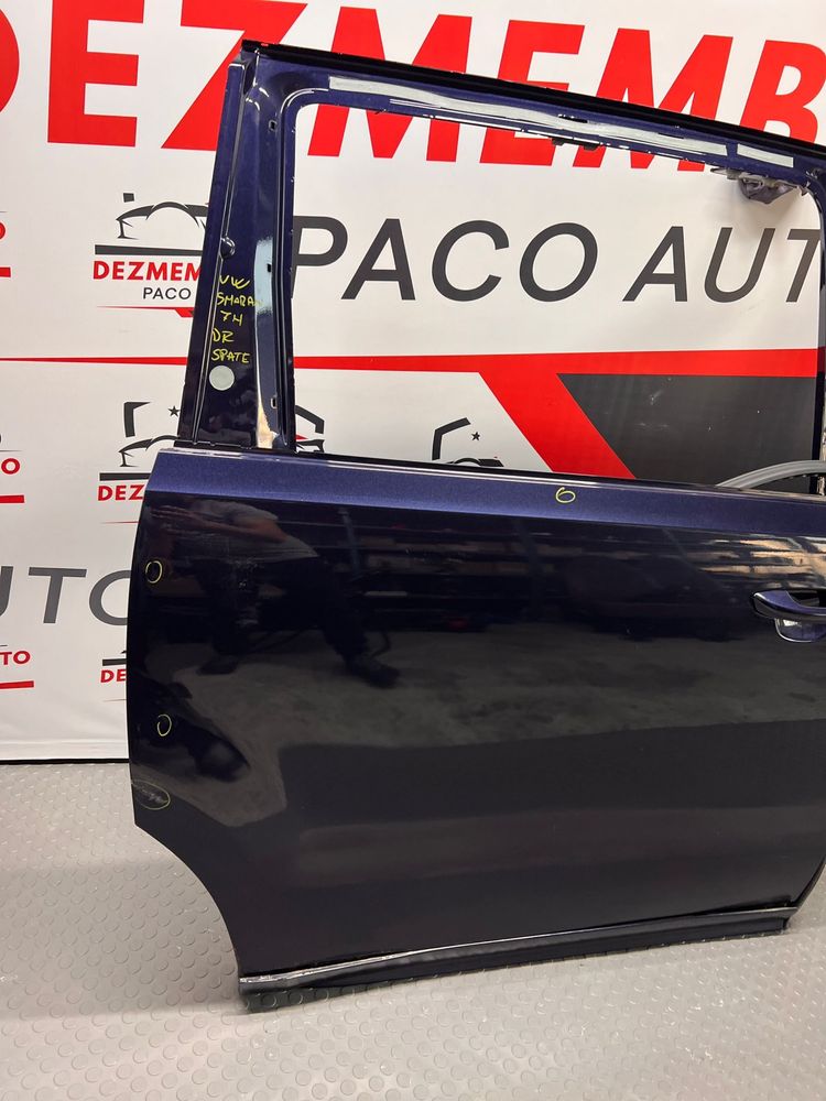 Usa/Portiera Dreapta Fata/Spate Laterala Vw Sharan 7N