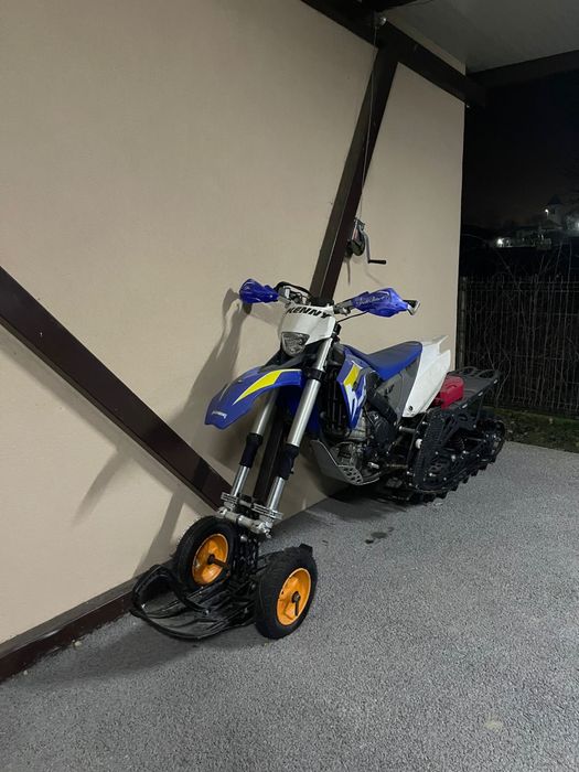 Snow Bike Husaberg 450 FE + Senila ZF si schiu