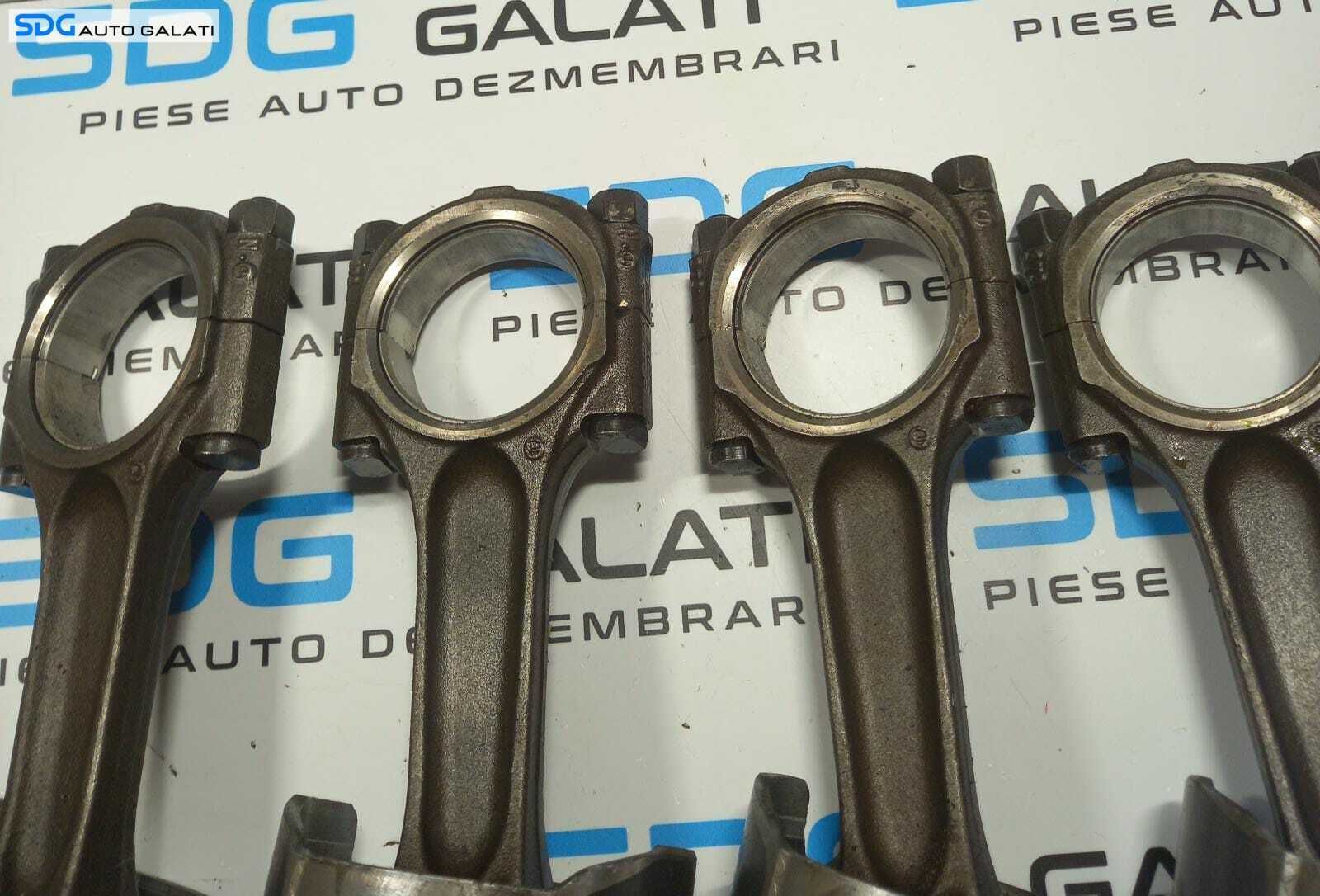 Set Piston Pistoane cu Biela Biele Peugeot 407 2.0 HDI RHY 2004 - 2010 Cod 29B30066 [1274]