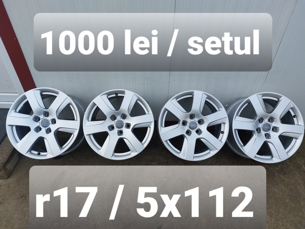 Jante aluminiu r17 / Audi Vw Skoda Seat/ 5x112/ ET37