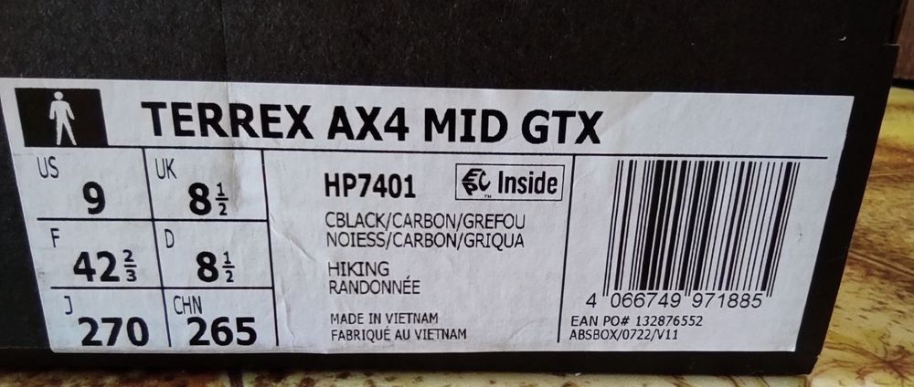 Adidas Terrex AX4 Mid Gore-Tex