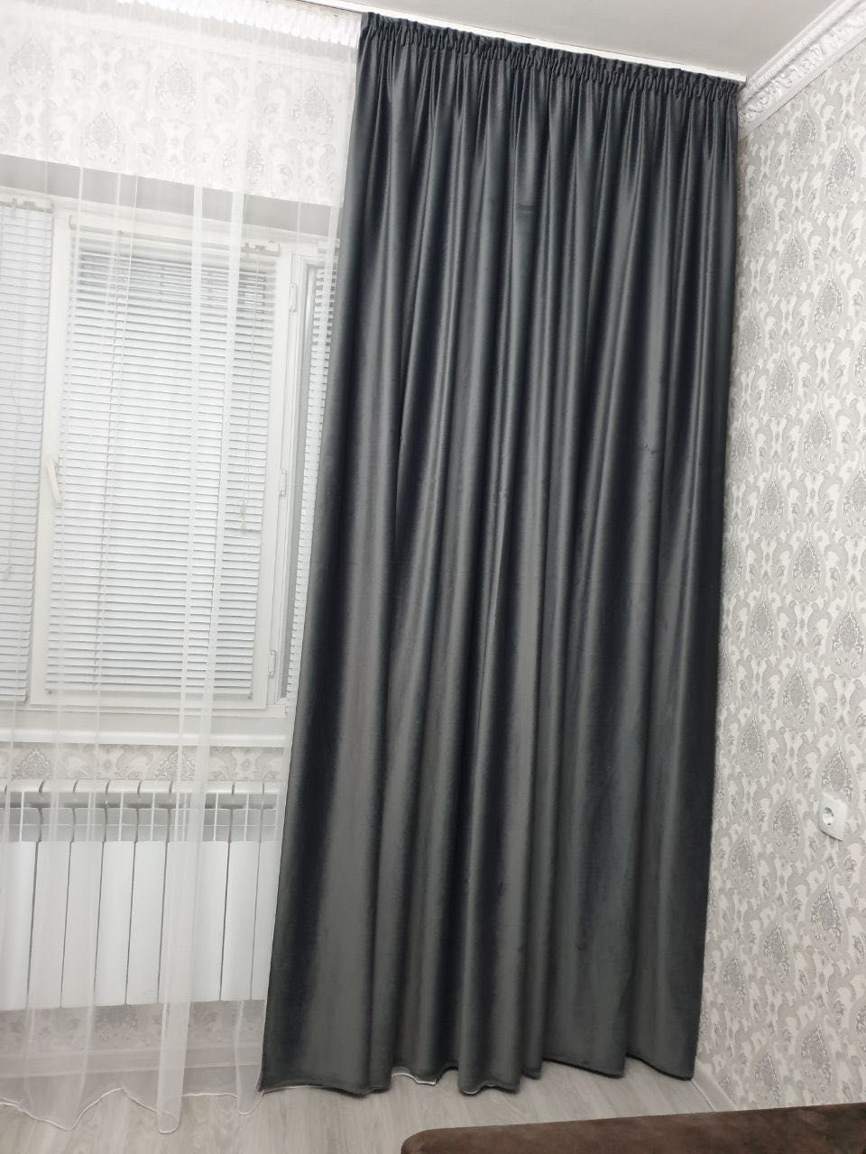 Комплект штор с тюлем