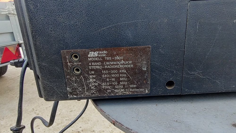 Radio casetofon Audio Sonic model TBS -2800  4 benzi