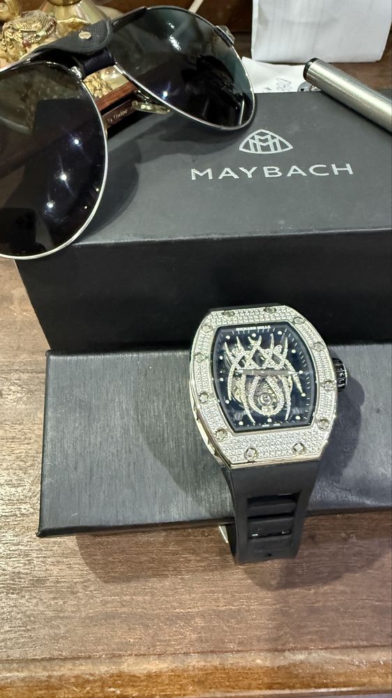 Richard Mille Skeleton Iced Moissanite