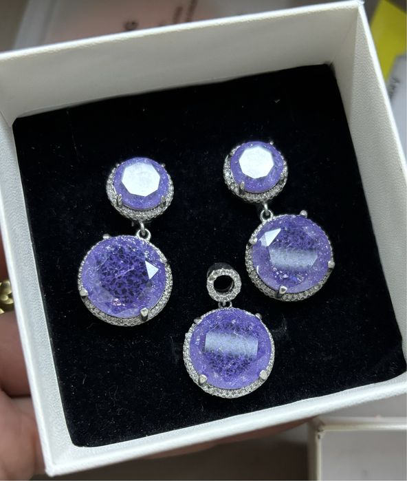 Серьги серебро 925