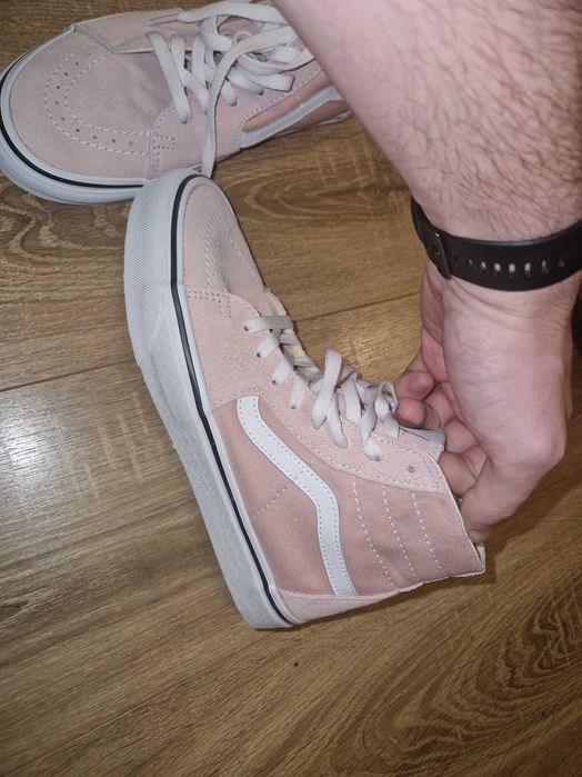 Adidas pantof Sneaker înalt 'SK8-Hi' VANS pe Rose/roz unisex 39