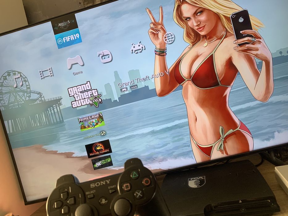 Playstation Ps3 Gta 5 Minecraft Mortal Kombat