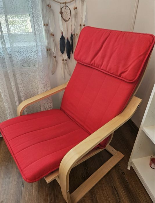 Fotoliu Relax Rosu