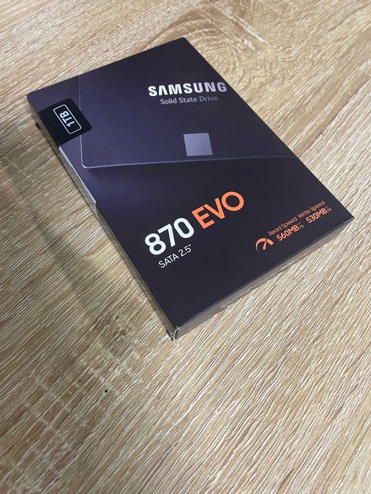 SSD Samsung 870 EVO 1TB – НОВ - MZ-77E1T0B/EU