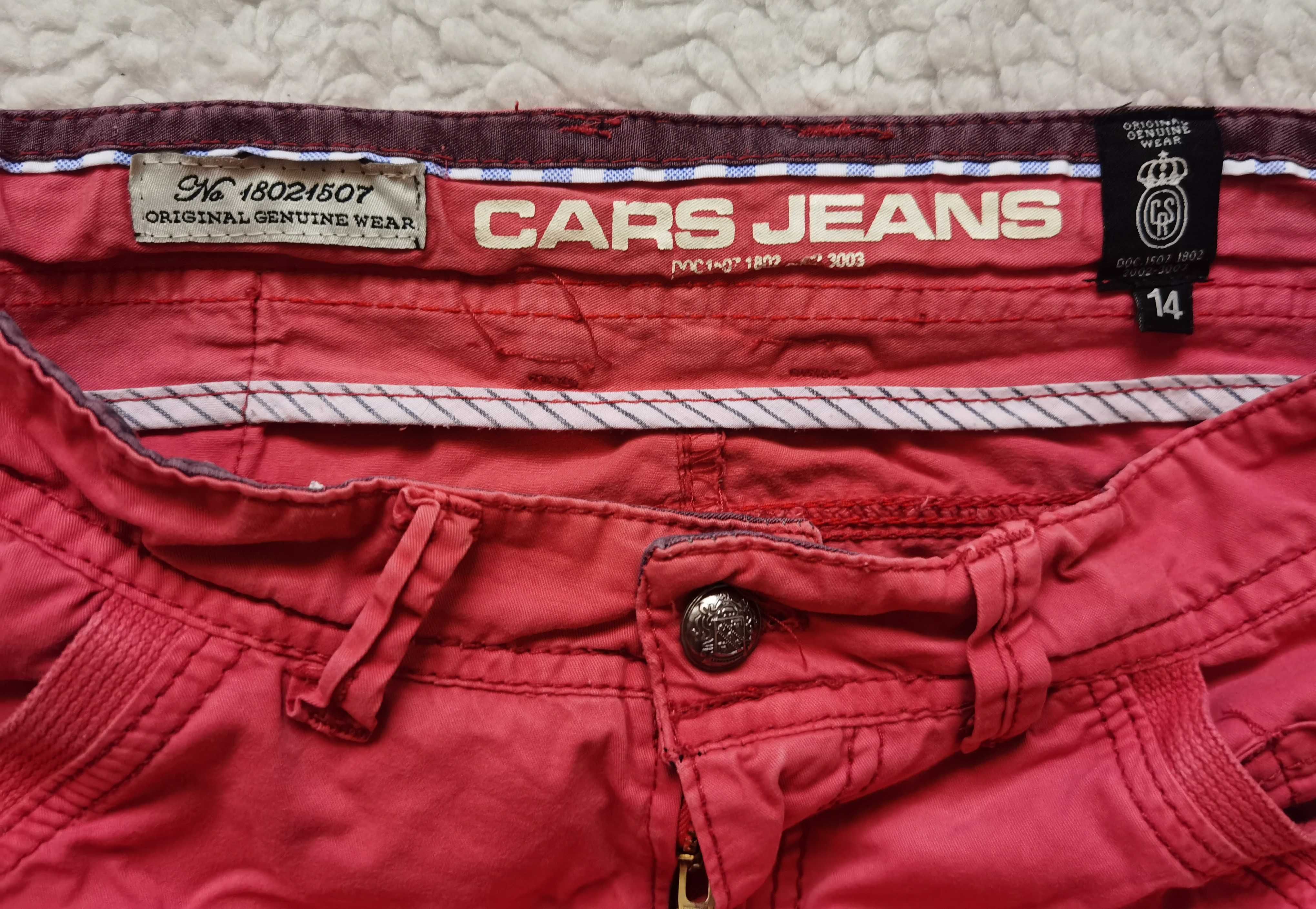 Bermude roz barbati Cars Jeans 9 buzunare pantalon scurt sport casual
