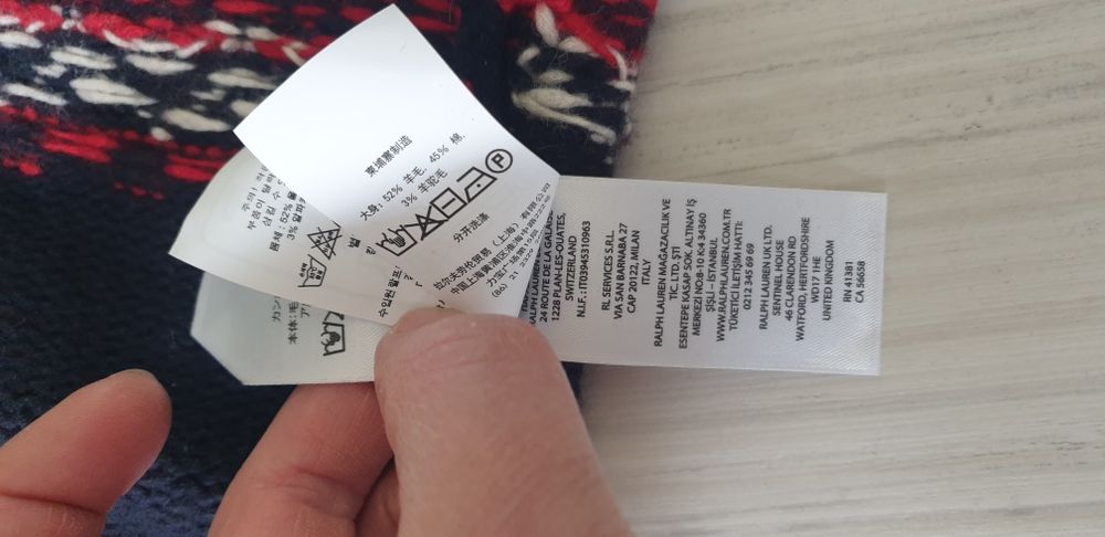 POLO Ralph Lauren Wool  Knit  L /  XL НОВО! ОРИГИНАЛ! Дамски Пуловер