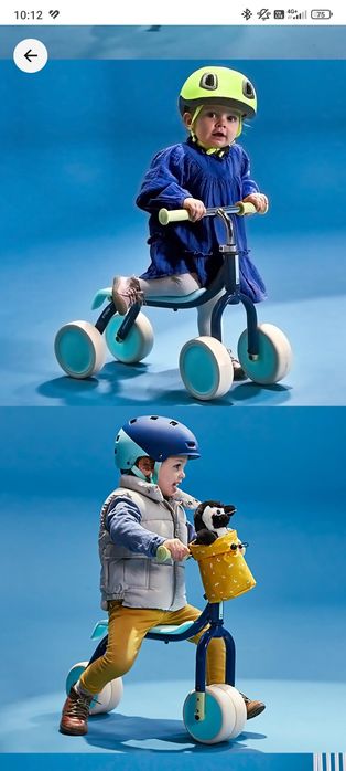 Bicicleta fara pedale 2 in 1 Decathlon