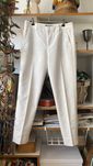 Pantaloni albi Zara marimea XS/34
