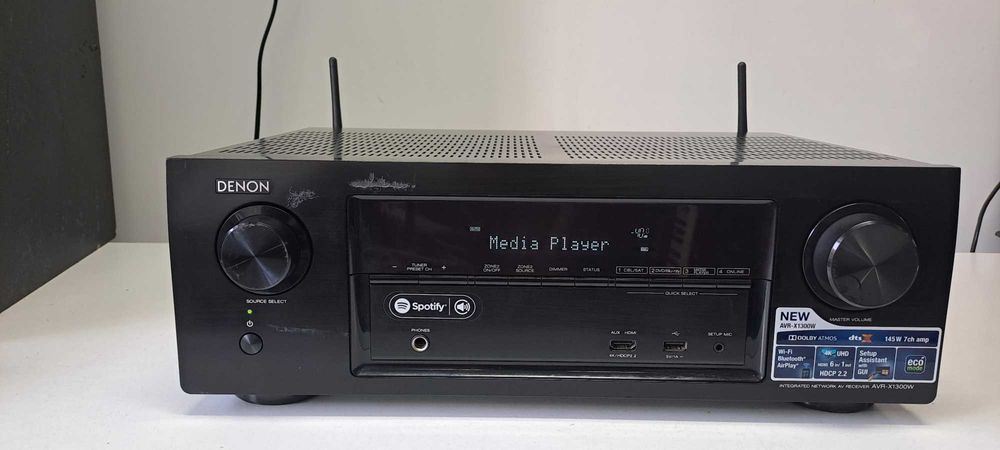 Muzica Denon AVR X 1300 W 7x 145W dolby atmos 4K wifi filme muzica