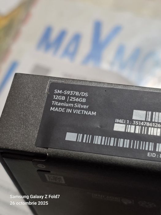 Samsung Galaxy S25 Edge -256 GB Silver / SIGILAT / Garantie