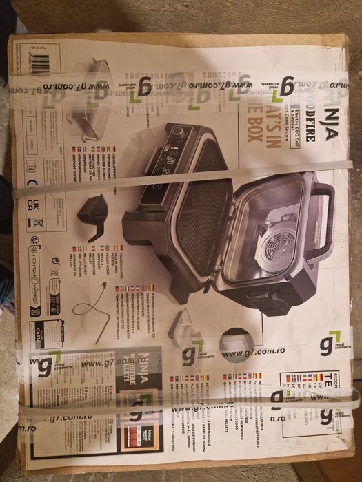 Grătar electric de EXTERIOR cu funcție de afumare Woodfire, Pro XL OG8