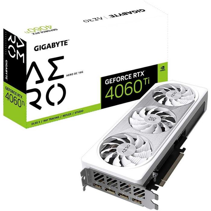 Placa video Gigabyte GeForce RTX 4060 Ti AERO OC, 8GB GDDR6, 128-bit