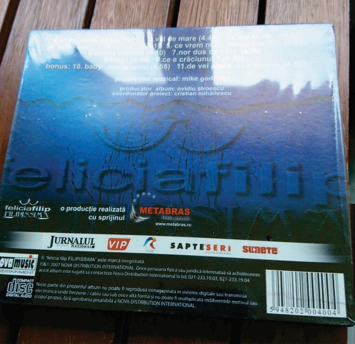 cd felicia filip & iris - filipissima sigilat 15 lei (5 buc. 50 lei)