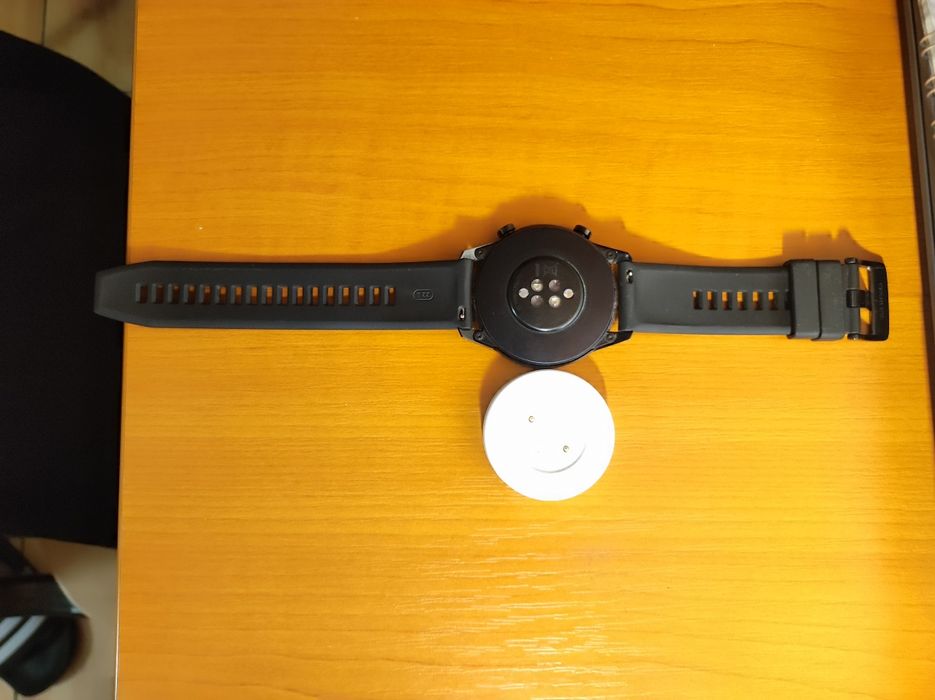 HUAWEI WATCH GT2 Android, silicon, negru+ încărcător rotund