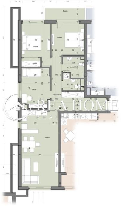 Продава се Четиристаен апартамент в София, Овча купел - 140 кв.м за 1973 €/кв.м - Снимка #1