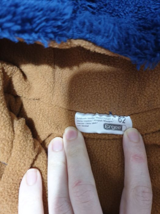 Combinezon salopeta plusata, marime 62