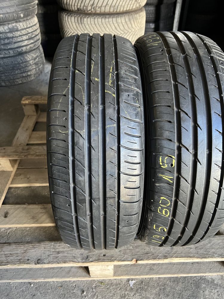 2 anvelope de vara 195/60/15 Falken 6.5 mm!