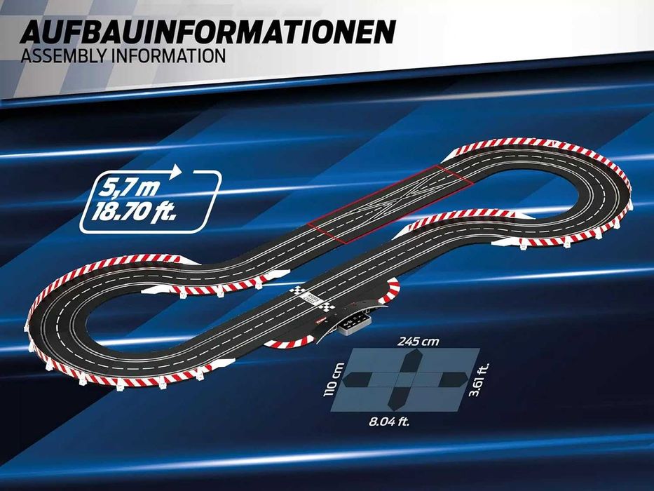 Автописта Carrera DIGITAL 132 Starter Set Аутобан Състезателна писта