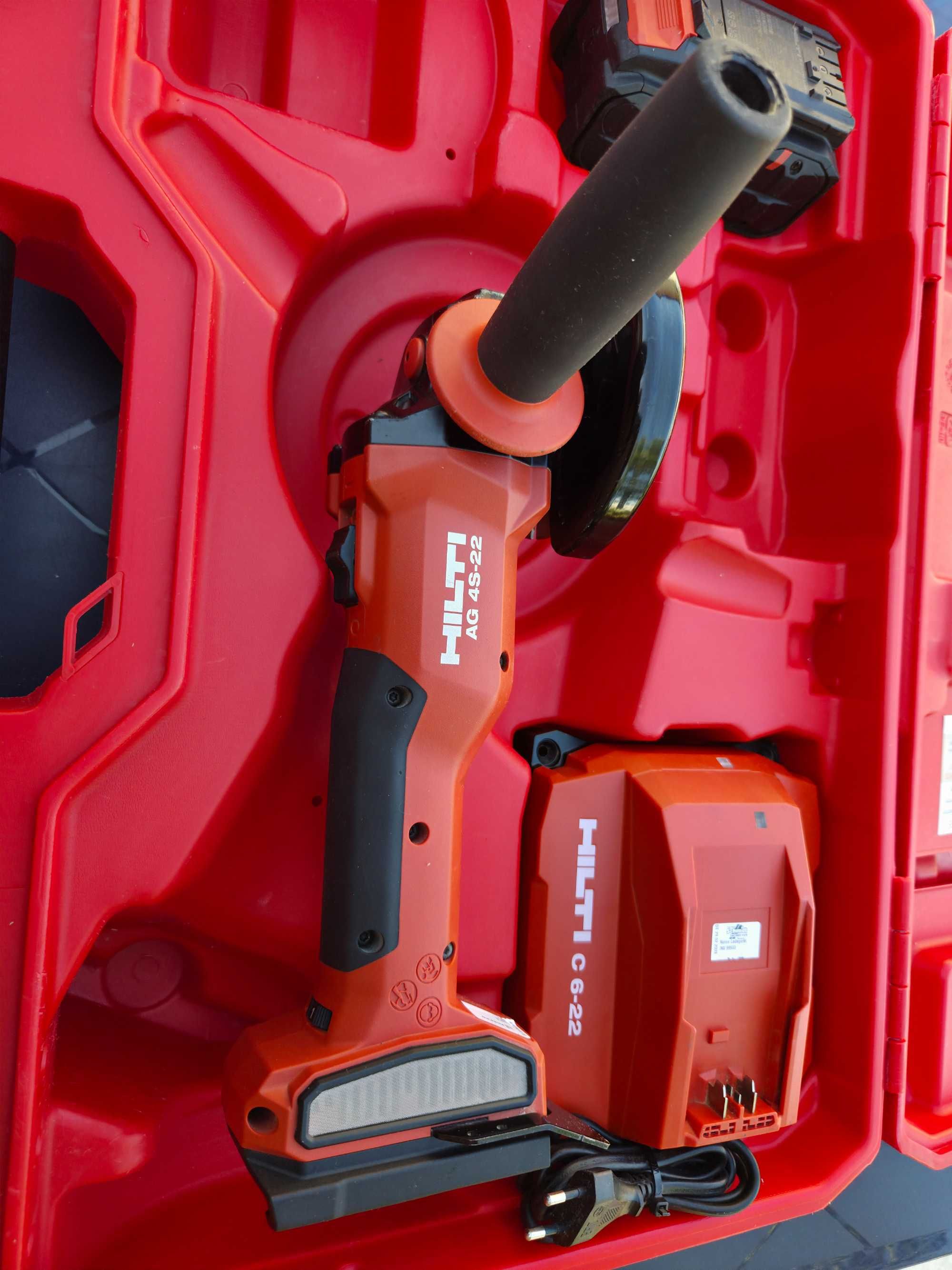 Hilti AG 4S-22 акумулаторен ъглошлайф / флекс, 22V Nuron платформа