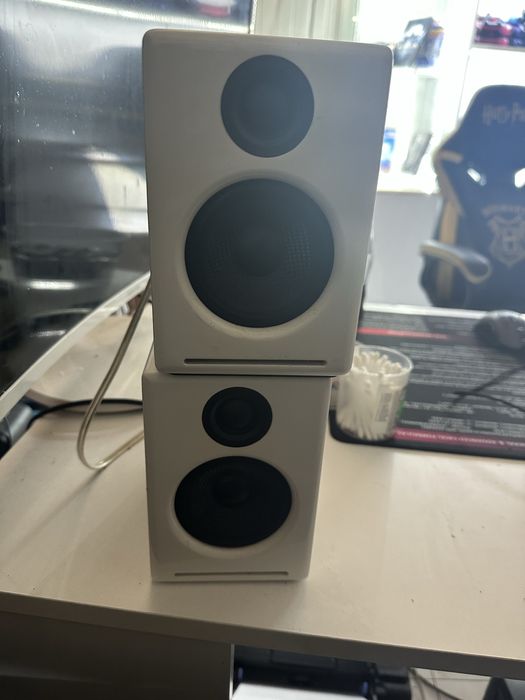 Boxe active Audioengine A2+ Wireless, Bluetooth, DAC, USB-C, Alb