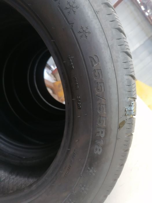 255/55/18 4*Dunlop iarna 109v dot 3420.5,,29mm