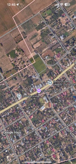 Teren 1150mp intravilan Comuna Unirea Calarasi